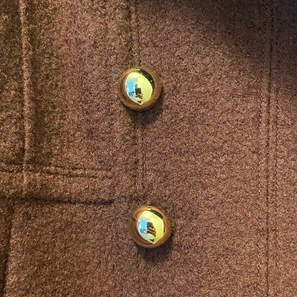 GUESS Women's Burgundy Coat - Picture 4 of 10